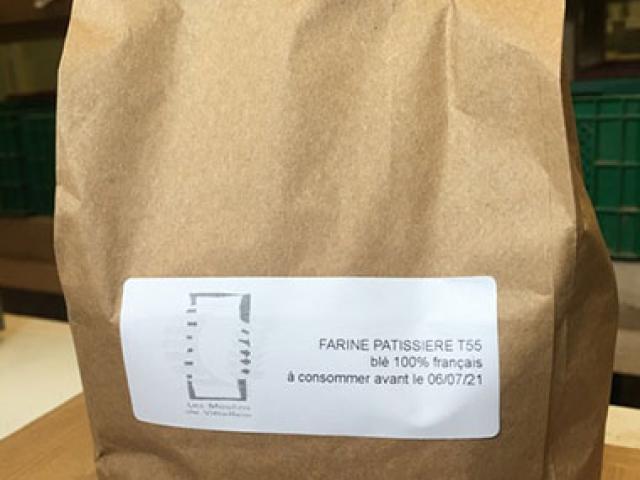 Farine T55 pâtisserie 1 kg 